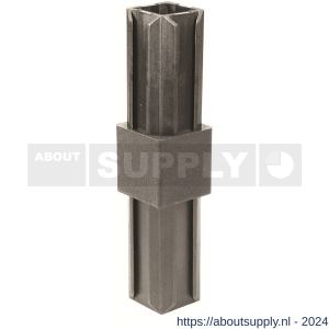 GAH Alberts XD-buisverbinder PVC zwart voor 20x20 mm - S51501480 - afbeelding 1