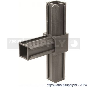 GAH Alberts XD-buisverbinder T-stuk PVC zwart voor 30x30 mm - S51501491 - afbeelding 2