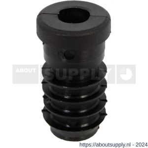 GAH Alberts schroefdraadstop PVC zwart diameter 20 mm M8 set 4 stuks - S51501788 - afbeelding 1