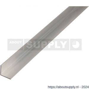 GAH Alberts hoekprofiel aluminium blank 15x10x1,0 mm 2,6 m - S51500956 - afbeelding 1