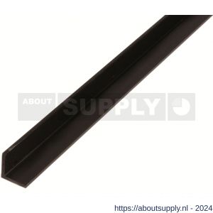 GAH Alberts hoekprofiel PVC zwart 20x20x1 mm 2,6 m - S51500936 - afbeelding 1