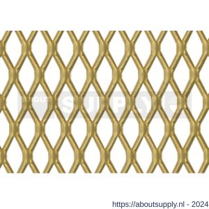 GAH Alberts metaalgaasplaat aluminium goud 300x1000x1,6 mm - S51501700 - afbeelding 1