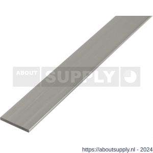 GAH Alberts platte stang aluminium zilver 50x3 mm 2 m - S51501190 - afbeelding 1