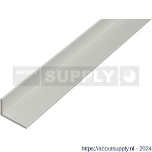 GAH Alberts hoekprofiel aluminium zilver 30x15x2 mm 2 m - S51501091 - afbeelding 1