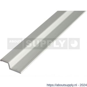GAH Alberts greepprofiel gehoekt aluminium zilver 40x13 mm 2 m - S51501437 - afbeelding 1