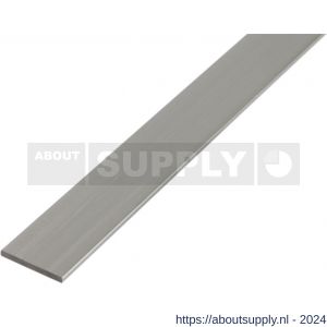 GAH Alberts platte stang aluminium blank 20x2 mm 1 m - S51501162 - afbeelding 1