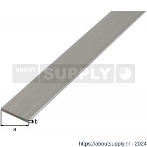 GAH Alberts platte stang aluminium blank 70x3 mm 1 m - S51501216 - afbeelding 1