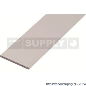 GAH Alberts platte stang aluminium wit 30x2 mm 1 m - S51501194 - afbeelding 2