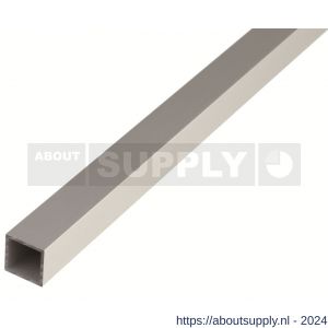 GAH Alberts vierkante buis aluminium zilver 10x10x1 mm 2 m - S51500862 - afbeelding 1
