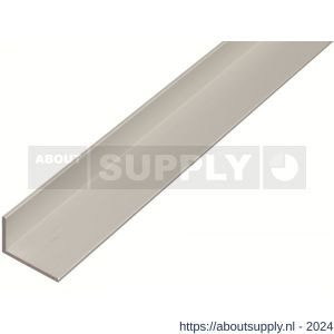 GAH Alberts hoekprofiel aluminium zilver 30x20x2 mm 2 m - S51501092 - afbeelding 1