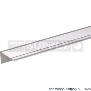 GAH Alberts trapbeschermingslijst aluminium zilver geeloxeerd 21x21x1,8 mm 1 m - S51501503 - afbeelding 1