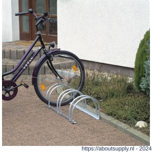 GAH Alberts meervoudige fietsenstandaard 3 fietsen verzinkt staal 700x300 mm - S51501814 - afbeelding 2