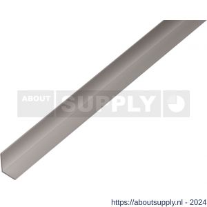 GAH Alberts hoekprofiel aluminium zilver geeloxeerd 9,5x7,5x1,5 mm 2 m - S51501097 - afbeelding 1