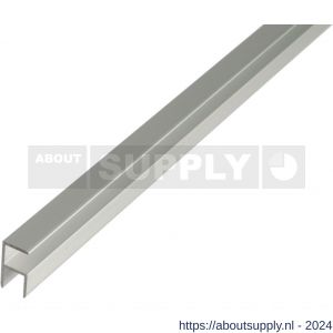 GAH Alberts hoekprofiel zelfklevend aluminium zilver 8,9x16,3x1,5 mm 2 m - S51501098 - afbeelding 1