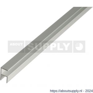 GAH Alberts hoekprofiel zelfklevend aluminium zilver 10,9x20x1,5 mm 2 m - S51501099 - afbeelding 1