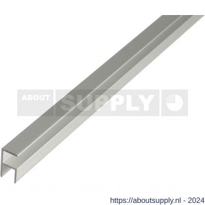 GAH Alberts hoekprofiel zelfklevend aluminium zilver 22,5x43x1,8 mm 2 m - S51501108 - afbeelding 1