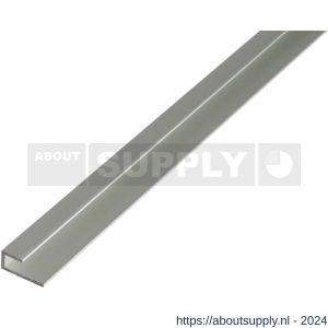 GAH Alberts afdeklijst profiel zelfklemmend aluminium zilver geeloxeerd 20x9x10 mm 1 m - S51501823 - afbeelding 1