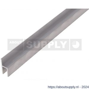 GAH Alberts stoelprofiel aluminium brute 26x11x1,5 mm 1 m - S51501547 - afbeelding 1