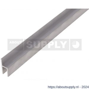GAH Alberts stoelprofiel aluminium anodiseerd 26x11x1,5x8 mm 1 m - S51501549 - afbeelding 1