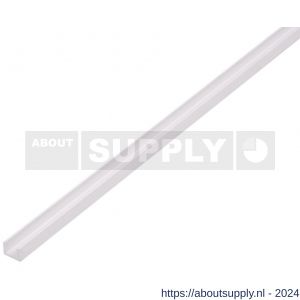 GAH Alberts U-profiel PVC wit 6,2x8,7x6,2x1,2 mm 1 m - S51501429 - afbeelding 1