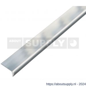 GAH Alberts hoekprofiel zelfklevend aluminium chroom 20x10x1 mm 1 m - S51501020 - afbeelding 1
