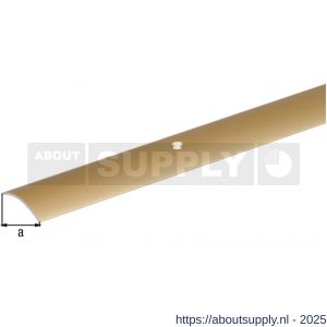 GAH Alberts overgangsprofiel staal messing 40 mm 2 m - S51501591 - afbeelding 2