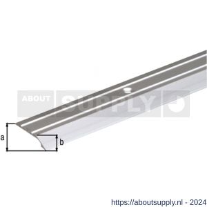 GAH Alberts compensatie egalisatieprofiel aluminium zilver geeloxeerd 30 mm 1 m - S51501550 - afbeelding 2