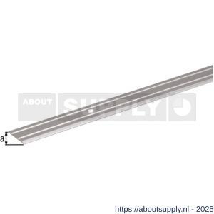 GAH Alberts overgangsprofiel aluminium zilver verzonken schroefgat 25 mm 0,9 m - S51501596 - afbeelding 2