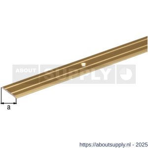 GAH Alberts overgangsprofiel voorgeboord aluminium goud geeloxeerd 38 mm 0,9 m SB - S51501566 - afbeelding 2