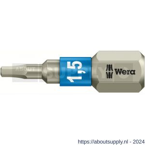 Wera 3840/1 TS zeskant bit Hex-Plus inbus RVS 1.5x25 mm - S227402376 - afbeelding 1