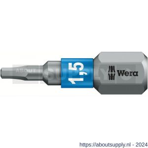 Wera 840/1 BTZ zeskant bit inbus 1.5x25 mm - S227401629 - afbeelding 1