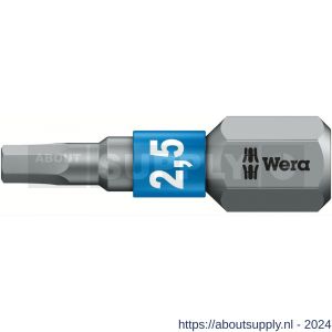 Wera 840/1 BTZ zeskant bit inbus 2.5x25 mm - S227401631 - afbeelding 1