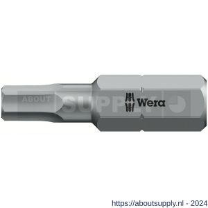 Wera 840/1 Z zeskant bit Hex-Plus inbus 1/8 inch x 25 mm - S227403116 - afbeelding 1