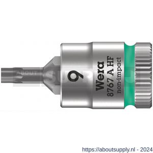 Wera 8767 A HF Torx Zyklop bitdop met 1/4 inch aandrijving vasthoudfunctie TX 9x28 mm - S227403670 - afbeelding 1