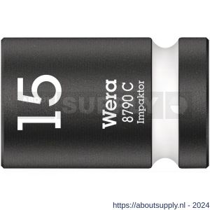 Wera 8790 C Impaktor dop met 1/2 inch aandrijving 15x38 mm - S227400502 - afbeelding 1