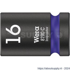 Wera 8790 C Impaktor dop met 1/2 inch aandrijving 16x38 mm - S227400503 - afbeelding 1