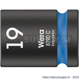 Wera 8790 C Impaktor dop met 1/2 inch aandrijving 19x38 mm - S227400506 - afbeelding 1