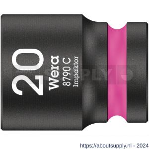 Wera 8790 C Impaktor dop met 1/2 inch aandrijving 20x38 mm - S227400507 - afbeelding 1