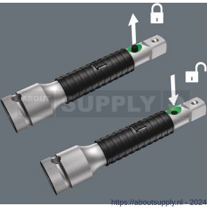Wera 8796 SC Zyklop-verlengstuk dopsleutel Flexible-Lock met vrijloophuls kort voor 1/2 inch aandrijving 1/2 inch x 125 mm - S227400307 - afbeelding 2
