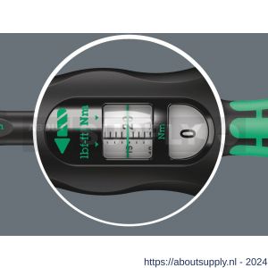 Wera Click-Torque X 3 draaimomentsleutel voor insteekgereedschappen 20-100 Nm 9x12x20-100 Nm - S227403801 - afbeelding 5