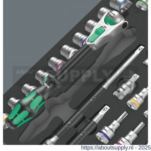 Wera 9722 schuimrubberen inzetstuk met 8000 C Zyklop ratel 1/2 inch set 1 31 delig - S227403519 - afbeelding 3