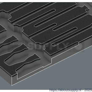 Wera 9810 schuimrubberen inzetstuk voor schroevendraaiers set 1 zonder gereedschap 344x30x392 mm - S227403530 - afbeelding 2