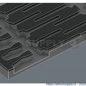 Wera 9811 schuimrubberen inzetstuk voor VDE schroevendraaiers set 1 zonder gereedschap 344x30x392 mm - S227403531 - afbeelding 2