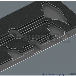 Wera 9812 schuimrubberen inzetstuk voor Torx HF-schroevendraaiers set 1 zonder gereedschap 344x30x392 mm - S227403532 - afbeelding 2