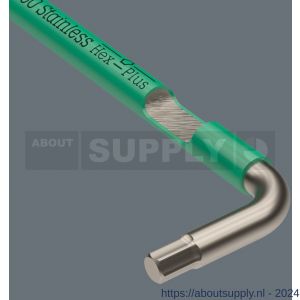 Wera 3950/9 Hex-Plus Multicolour Imperial 1 stiftsleutelset inch RVS 9 delig - S227403990 - afbeelding 7