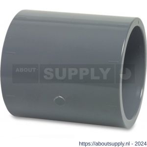 Mega Profec sok PVC-U 32 mm lijmmof 16 bar grijs - S51060624 - afbeelding 1