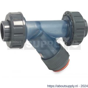 Bosta filter vuilvanger PVC-U 63 mm lijmmof 10 bar 500 micron PVC gaas transparant - S51052459 - afbeelding 1