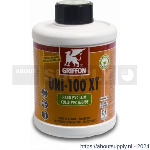 Griffon PVC-lijm 1 L met kwast KIWA type Uni-100 XT THF - S51050271 - afbeelding 1
