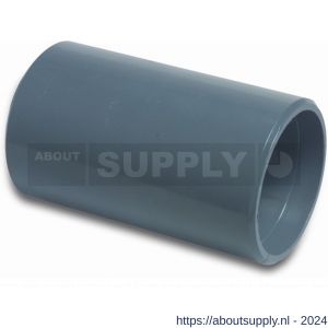 Mega Profec sok PVC-U 50 mm lijmmof 16 bar grijs - S51060647 - afbeelding 1