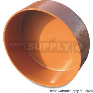 Bosta eindkap PVC-U 125 mm SN4 lijmmof roodbruin - S51060754 - afbeelding 1
